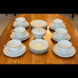 SOLD Vintage Noritake Buckingham 27pc set- Elvis Presley China